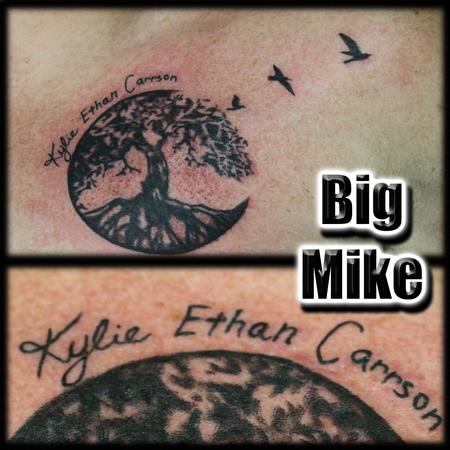 Big Mike - Tree of Life with Kids Signatures
